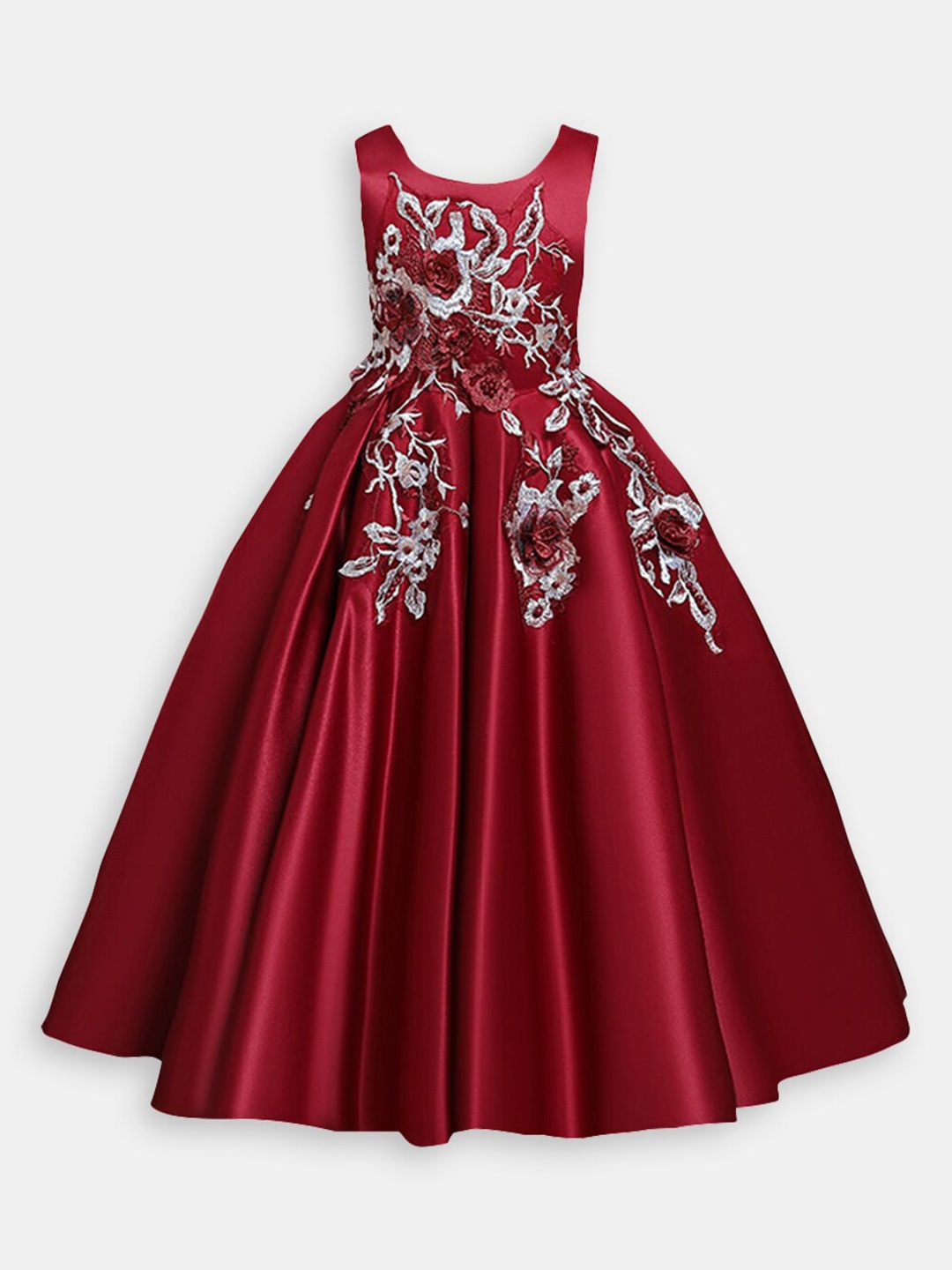 

Hopscotch Girls Embellished Gown Dress, Red