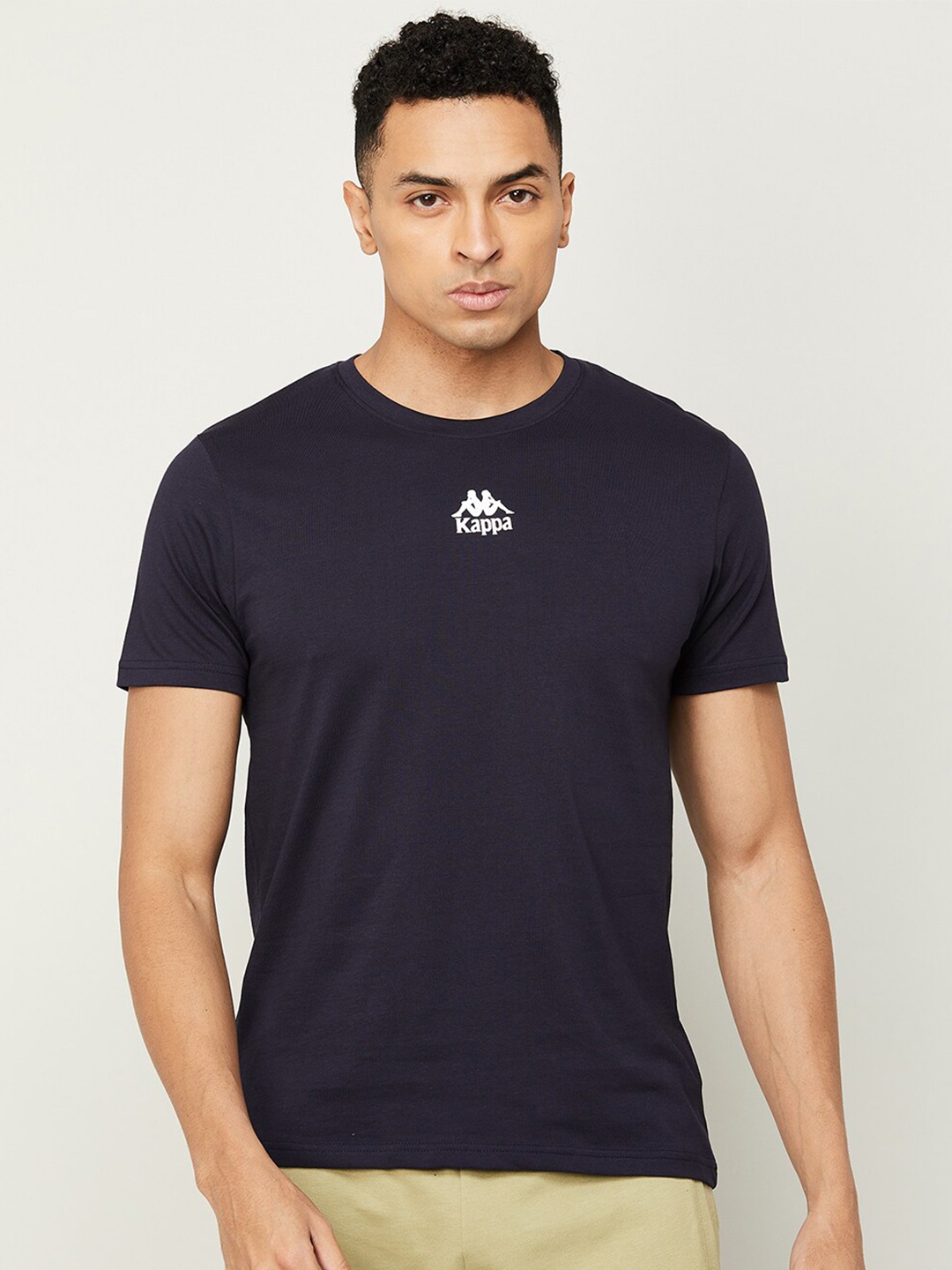 

Kappa Round Neck Short Sleeves T-shirt, Navy blue