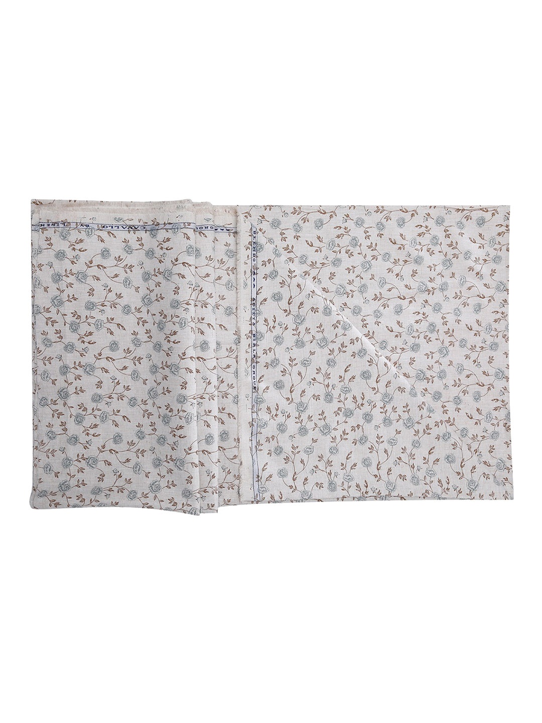 

CAVALLO by Linen Club Printed Shirt Clothing Fabric, Beige
