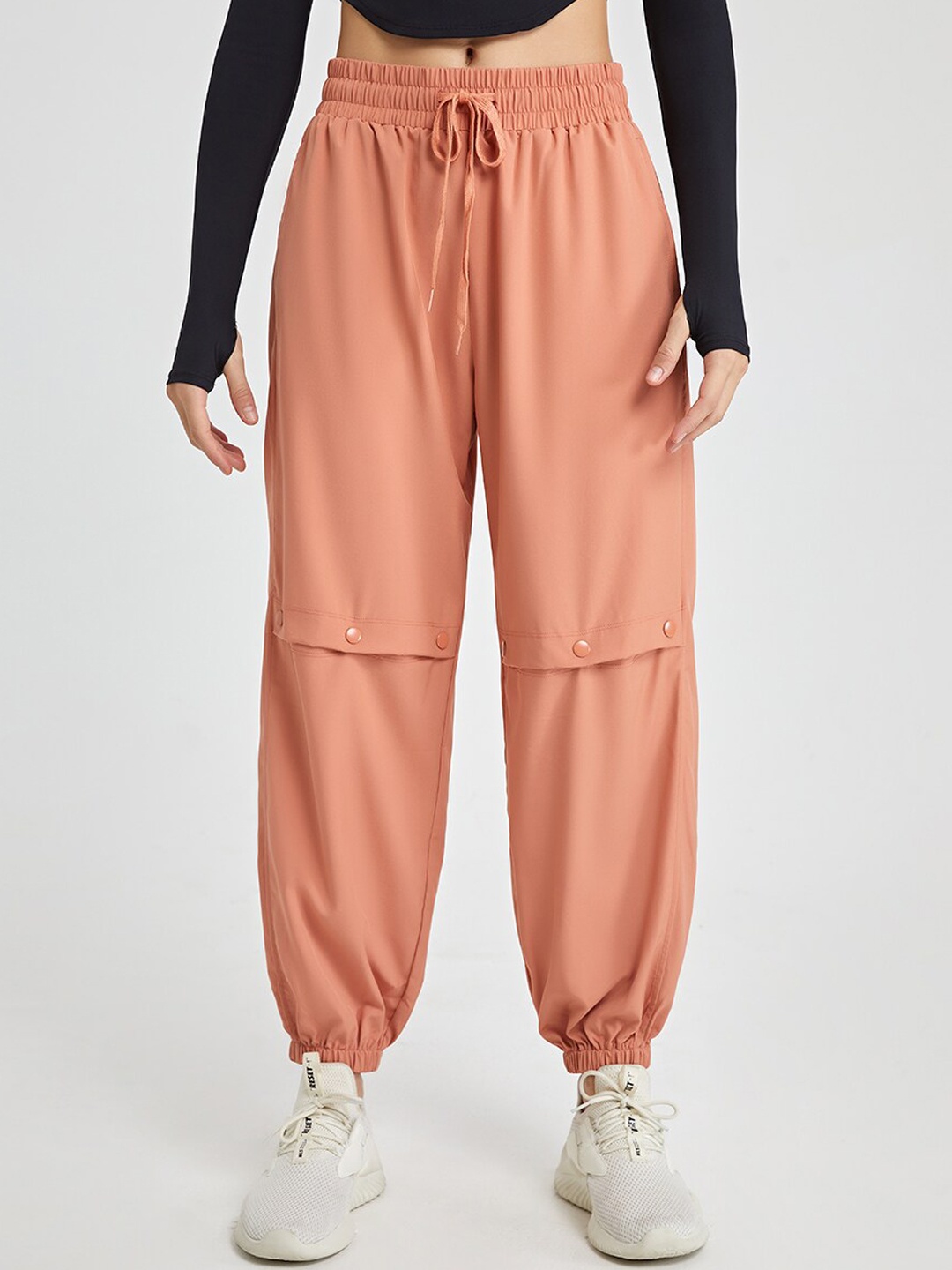 

JC Collection Women Regular Fit Dry Fit Joggers, Peach
