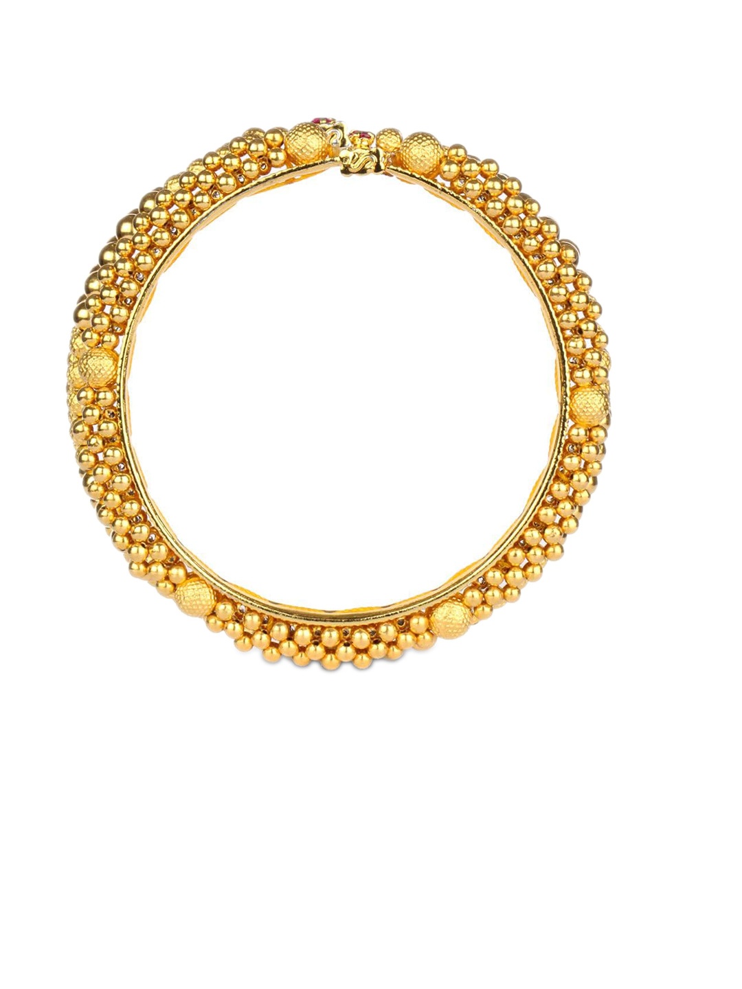 

CANDERE A KALYAN JEWELLERS COMPANY 22KT Gold Traditional Tushi Bangle-2.49gm