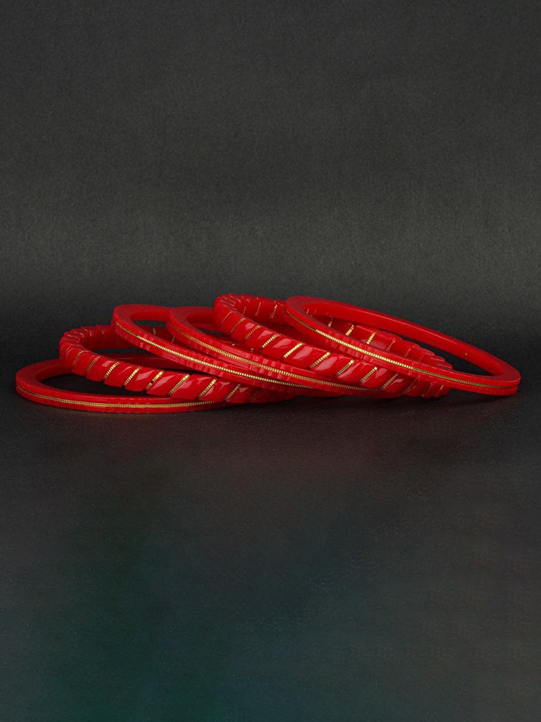 

CANDERED BY KALYAN JEWELLERSCOMPANY 22KT Gold Chuda Bangles-0.66 g