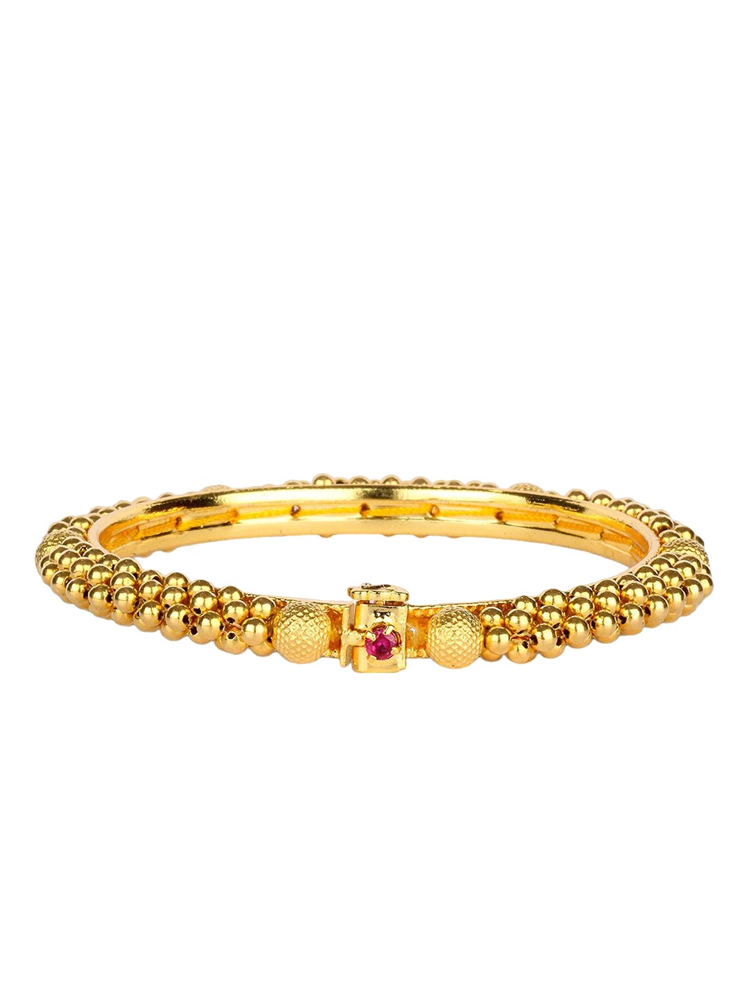 

CANDERE A KALYAN JEWELLERS COMPANY Women 22KT (916) Gold Traditional Tushi Bangle- 2.31gm