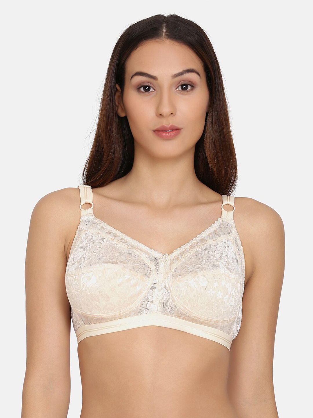 

Da Intimo Full Coverage Non Underwired Minimizer Bra, Beige