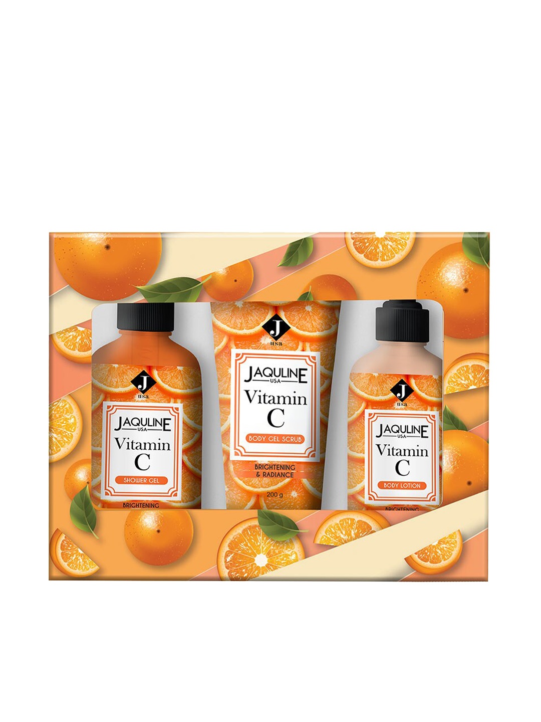 

Jaquline USA Vitamin C Bath & Body Gift Set, Orange