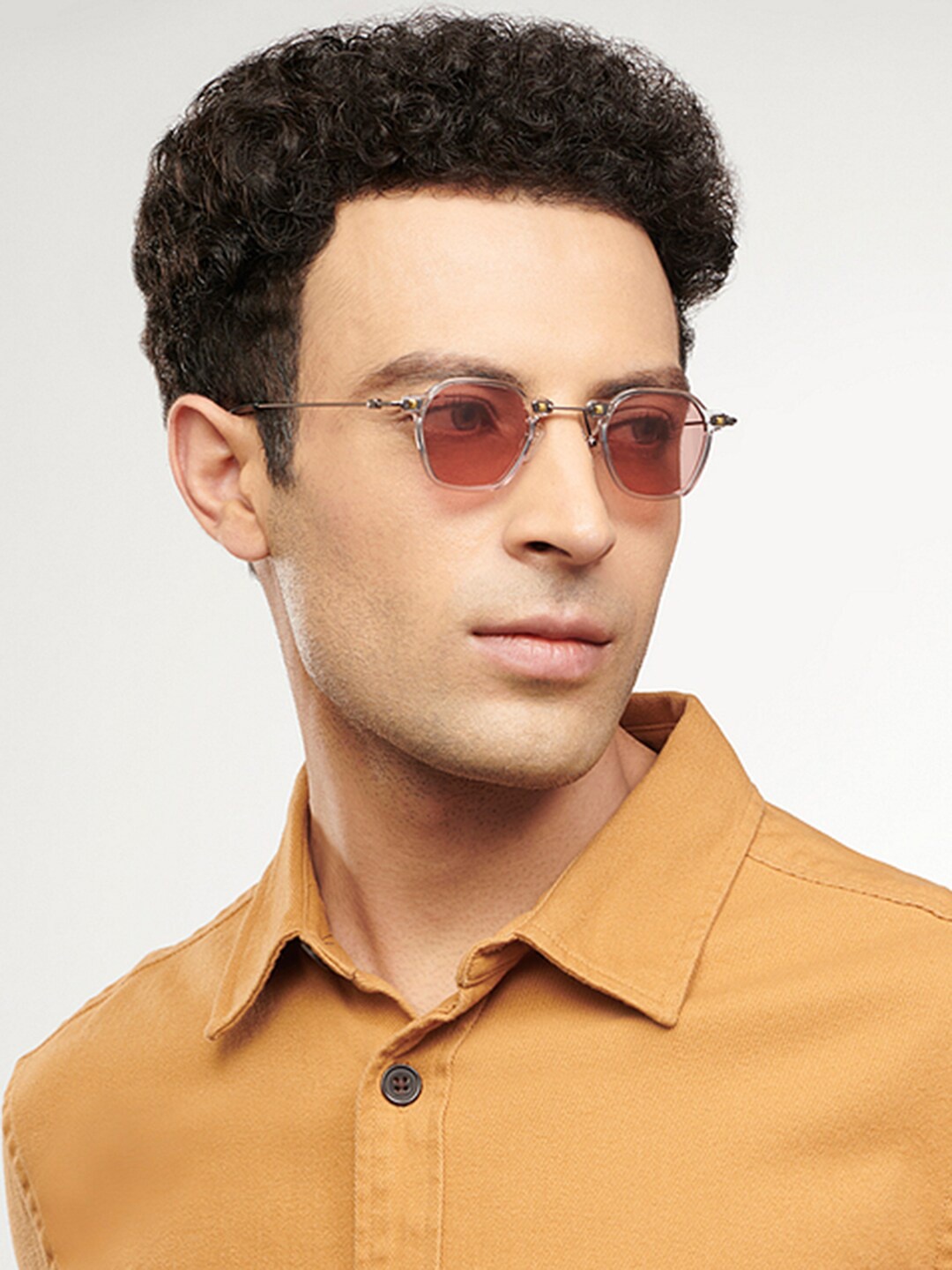 

Vincent Chase Men Sunglasses with Polarised and UV Protected Lens 201167, Brown