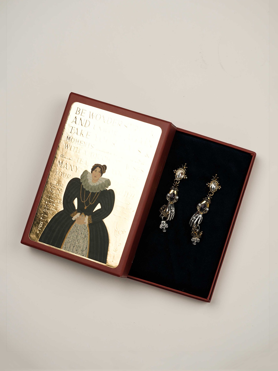 

Theater Rhinestone Contemporary Drop Earrings, Gold
