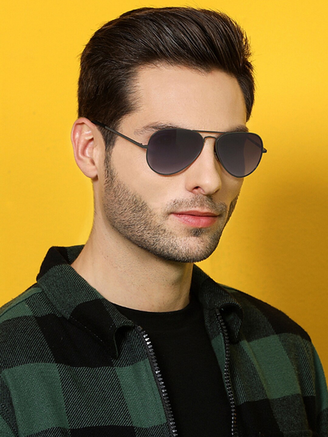 

Vincent Chase Aviator Sunglasses with UV Protected Lens 131297, Grey