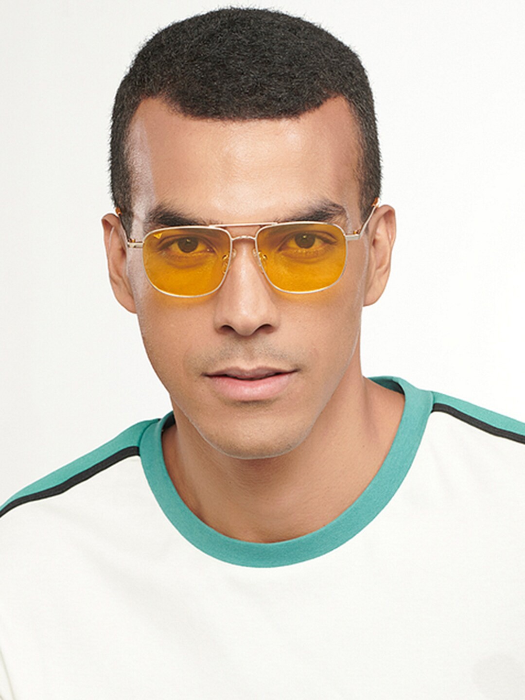 

Vincent Chase Lens & Square Sunglasses With Polarised & UV Protected Lens, Yellow