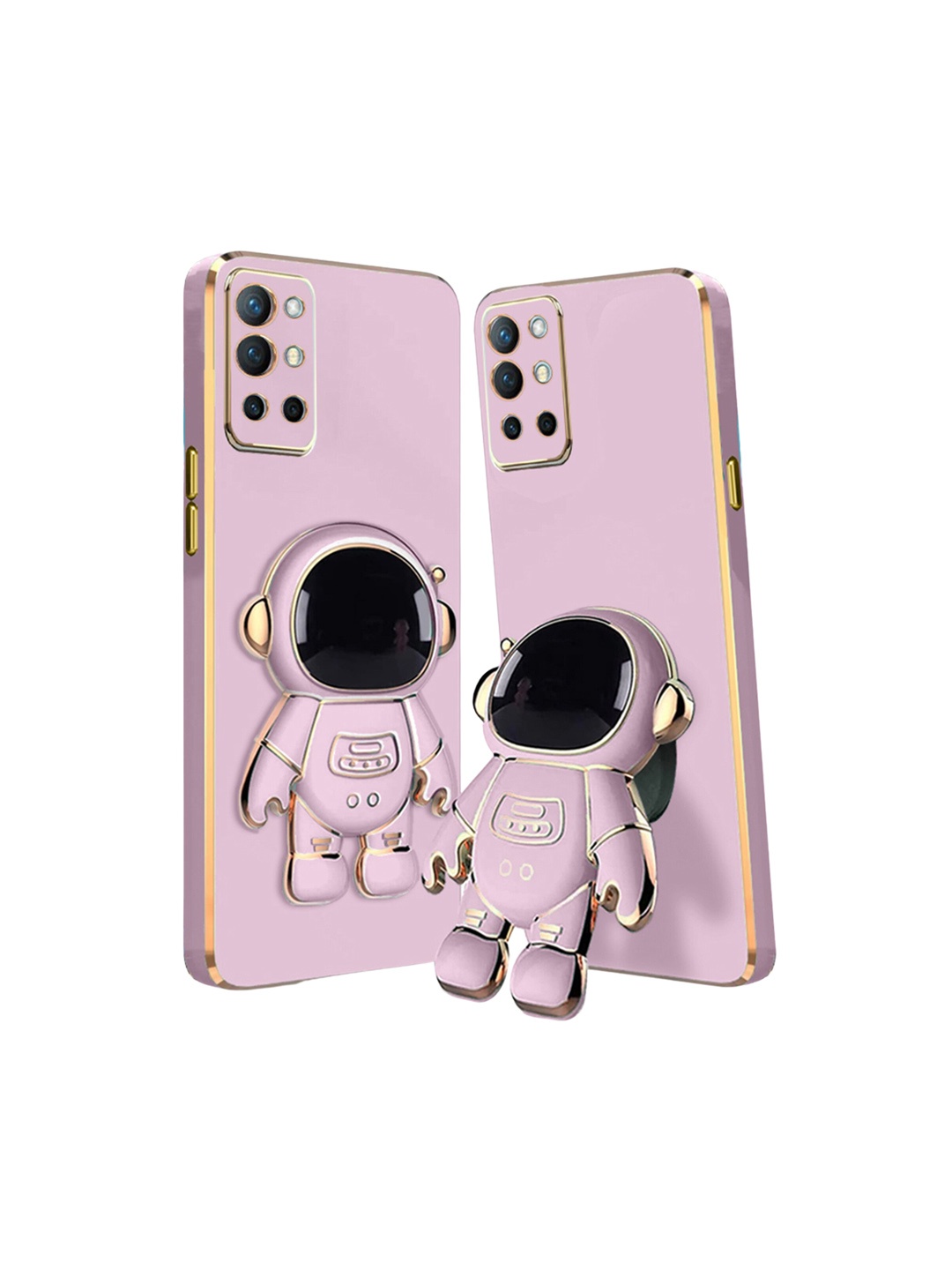 

Karwan OnePlus 8T Mobile Phone Cover With Astronaut Holster Stand, Purple