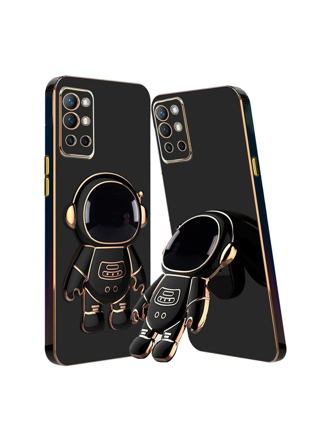 

Karwan OnePlus 8T Back Cover With Astronaut Holster Stand, Black