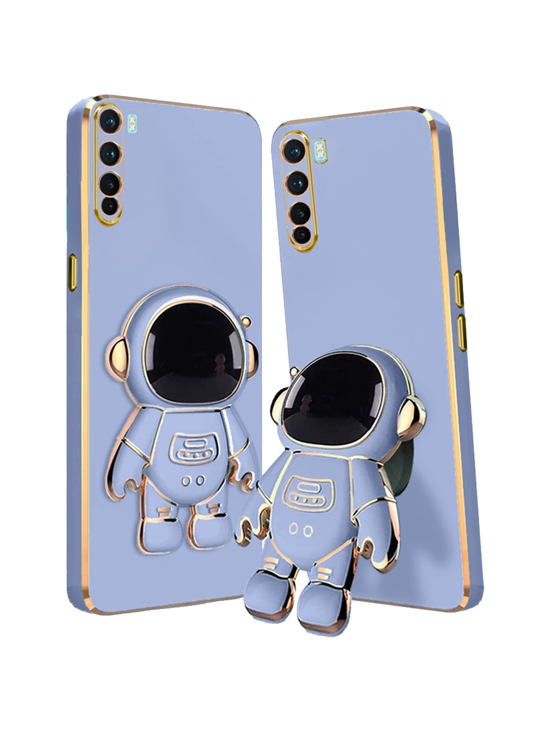 

Karwan OnePlus Nord Mobile Phone Cover With Astronaut Holster Stand, Blue