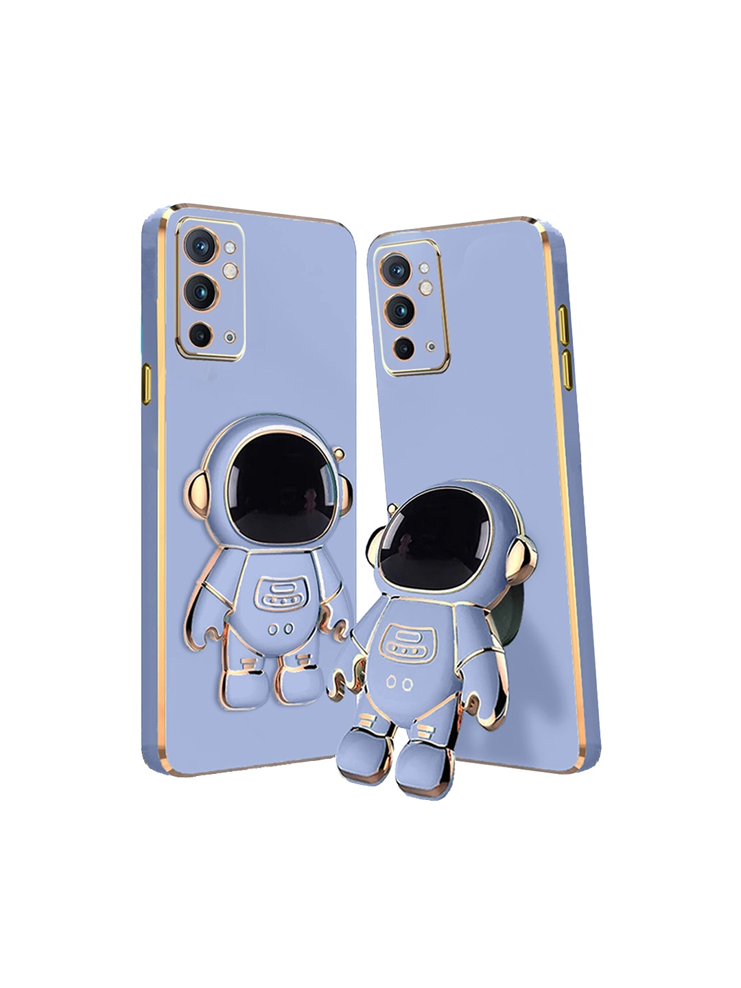 

Karwan OnePlus 9RT Mobile Phone Cover With Astronaut Holster Stand, Blue