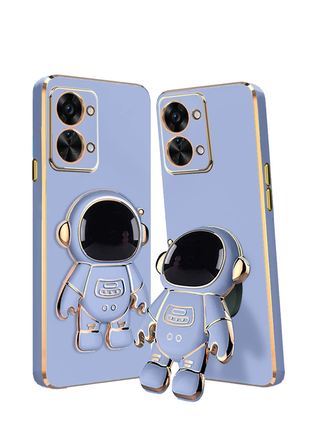 

Karwan OnePlus Nord 2T Back Cover With Astronaut Holster Stand, Blue