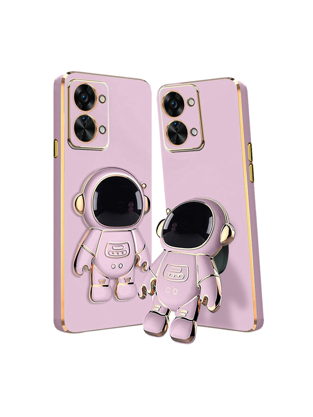 

Karwan OnePlus Nord 2T Mobile Phone Cover With Astronaut Holster Stand, Purple