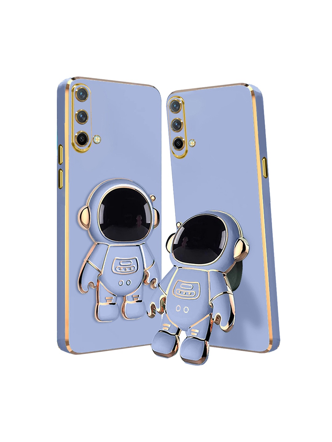 

Karwan OnePlus Nord CE Back Cover With Astronaut Holster Stand, Blue