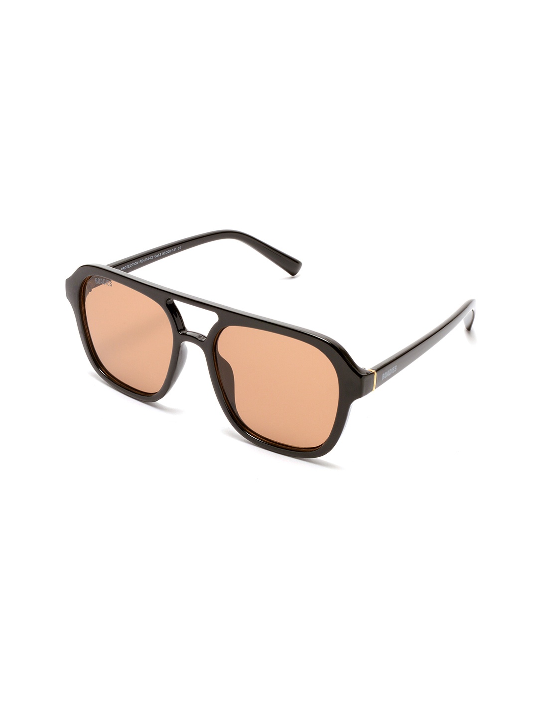 

Roadies Square Sunglasses with UV Protected Lens RD-214-C2, Brown