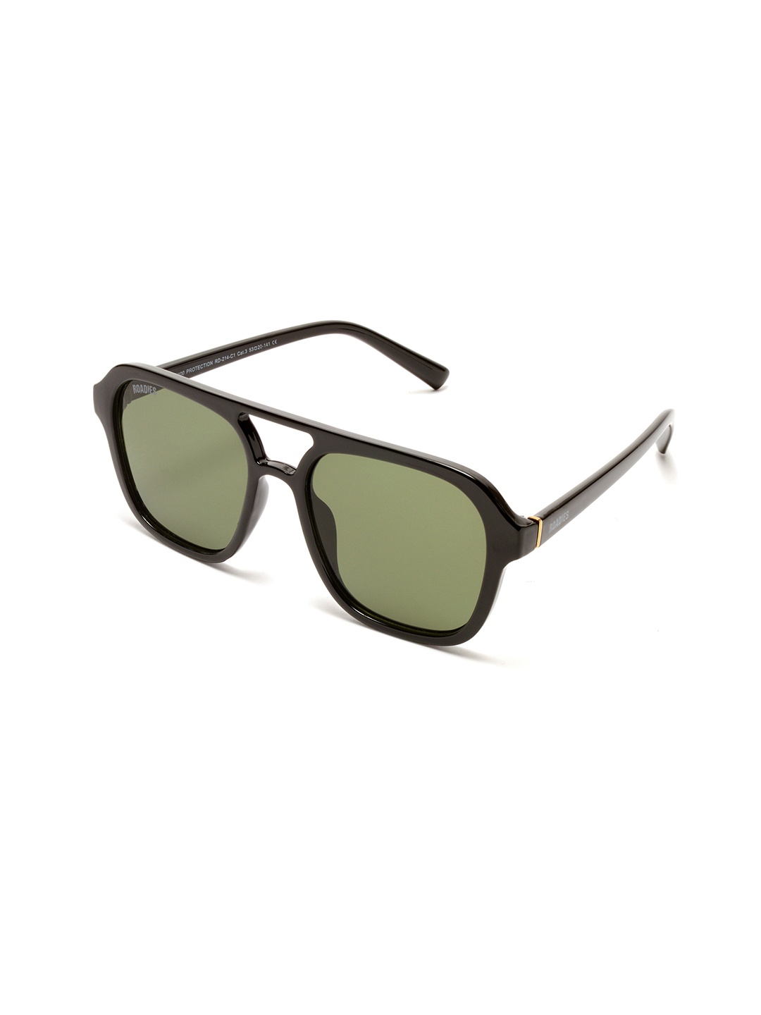 

Roadies Square Sunglasses with UV Protected Lens RD-214-C1, Green