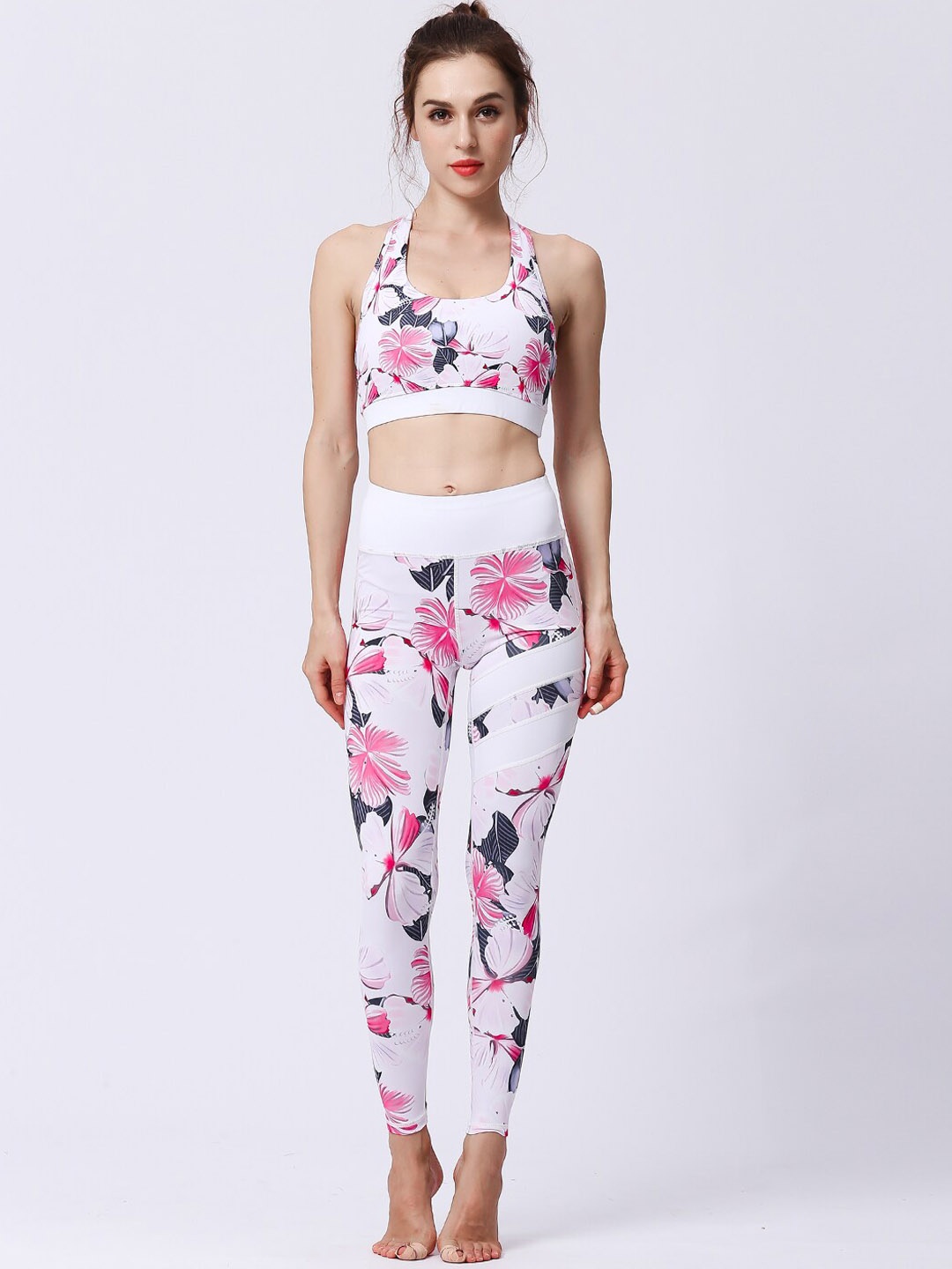 

JC Collection Women Printed Sports Tracksuit, White