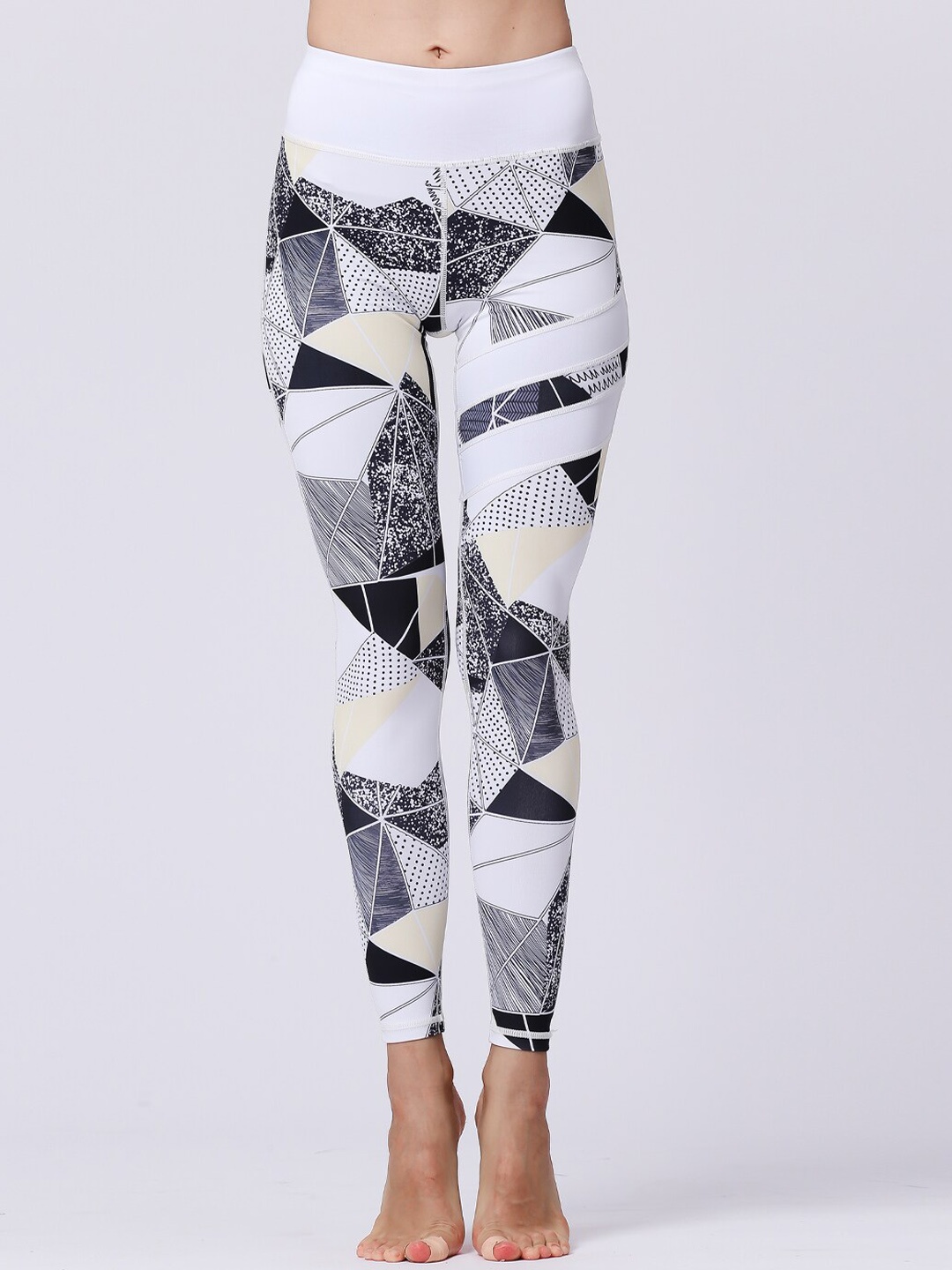 

JC Collection Women Printed Sports Tracksuit, White