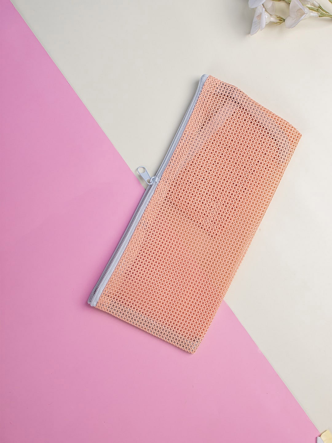 

MARKET99 Textured Storage Travel Pouch, Peach