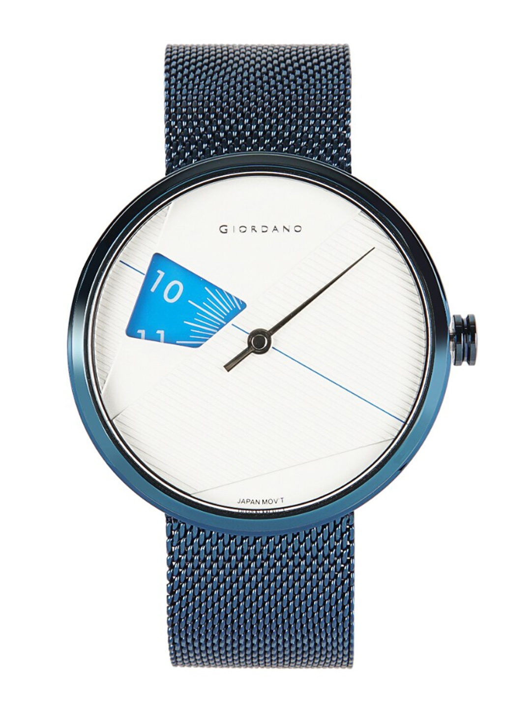 

GIORDANO Men Printed Round Dial & Bracelet Style Straps Analogue Watch- GZ-50050-33, Blue