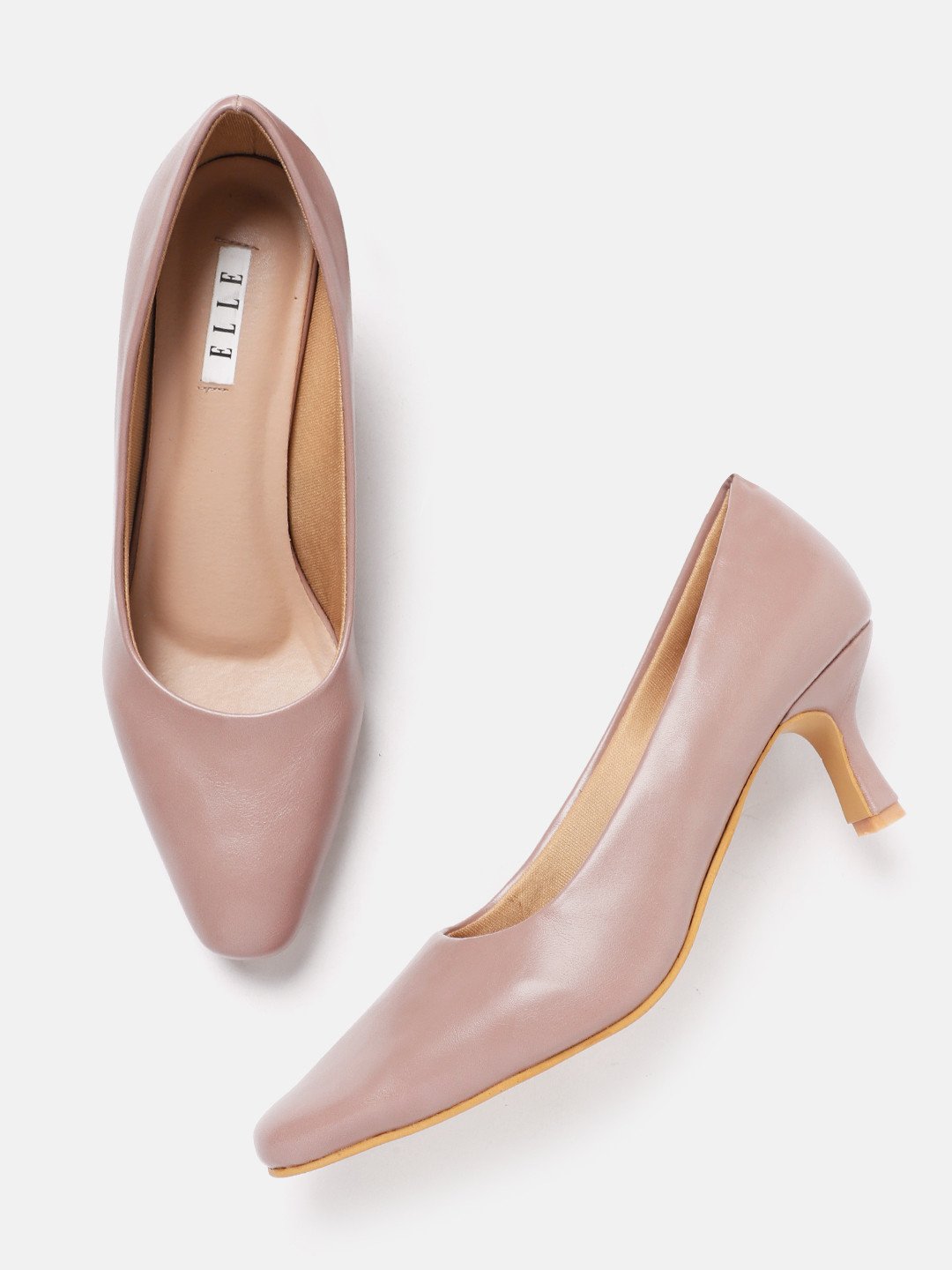 

ELLE Kitten Heel Pumps, Rose
