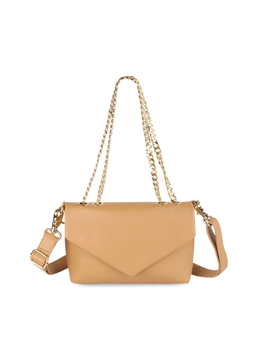 

FERROCCIO Structured Shoulder Bag, Taupe