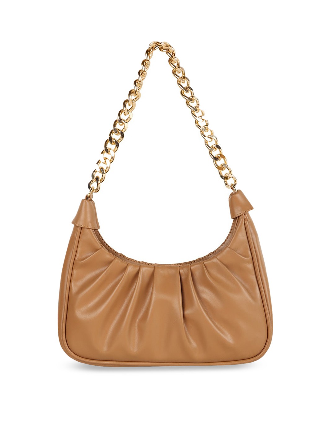 

FERROCCIO Structured Shoulder Bag, Taupe