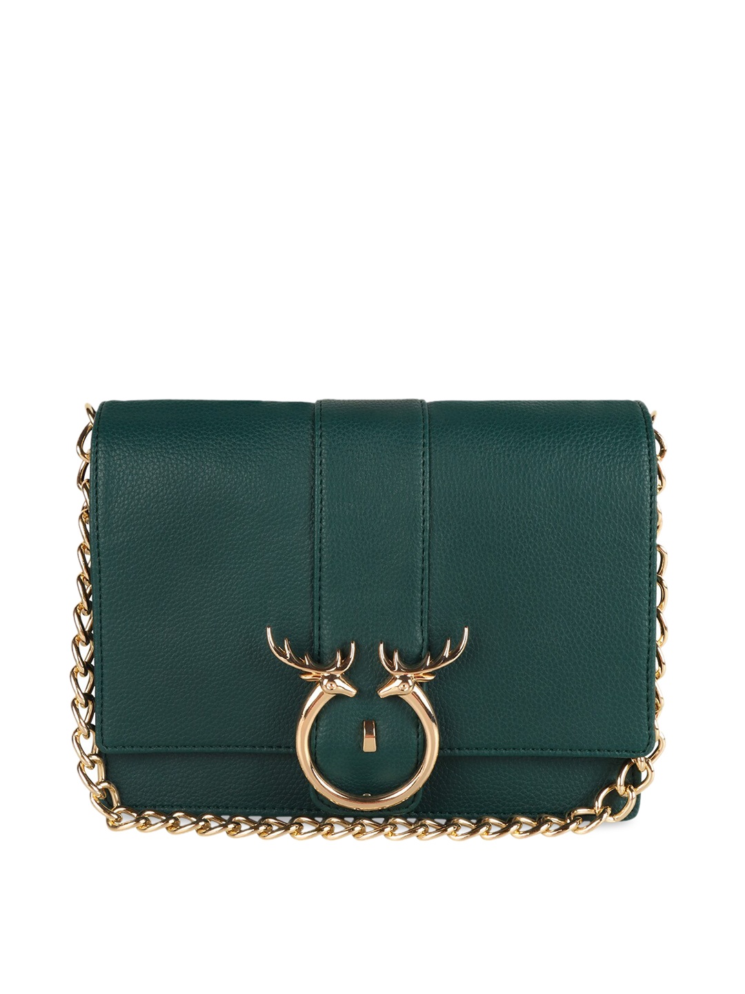 

FERROCCIO Structured Sling Bag, Green