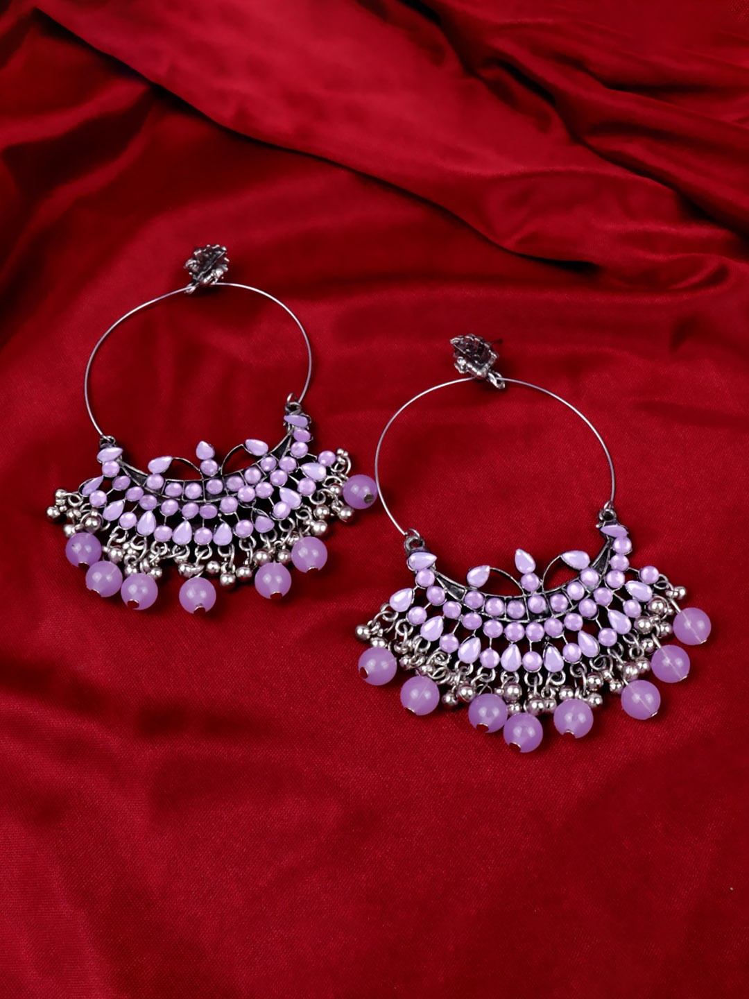

Krelin Silver-Plated Classic Chandbalis Earrings