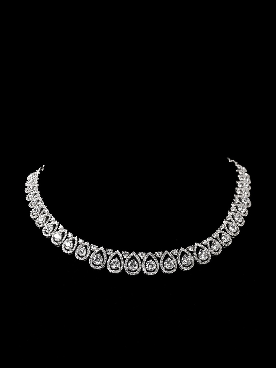 

Clara Rhodium-Plated 925 Sterling Silver Necklace