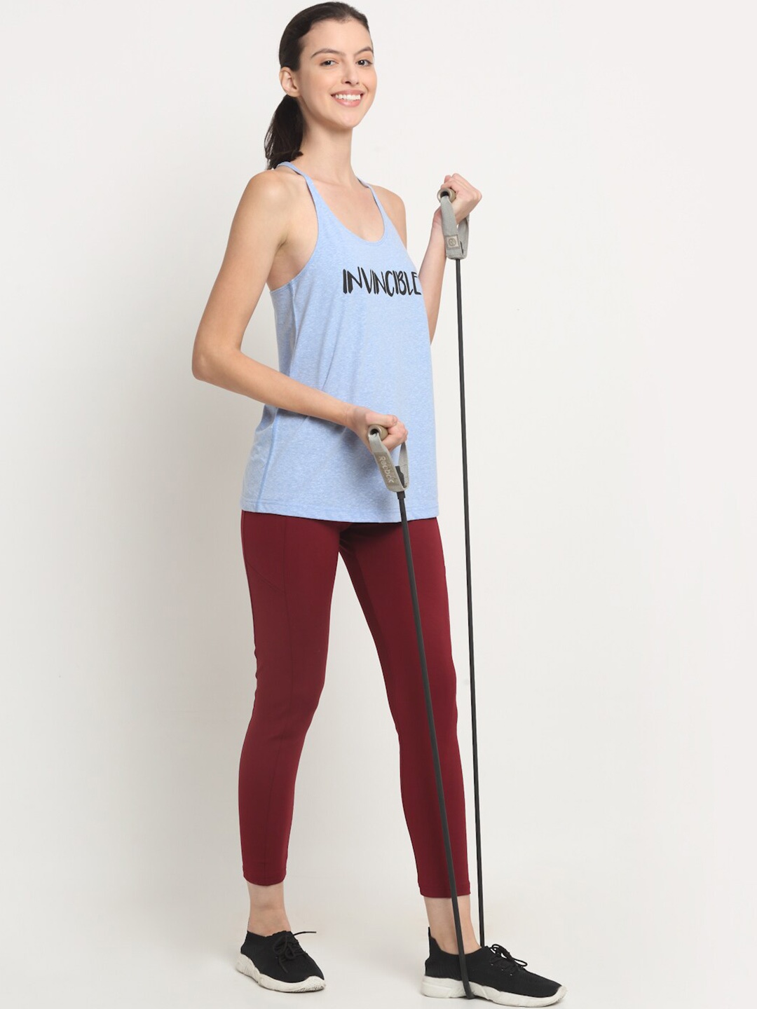 

Invincible Women Workout Tank Top, Blue