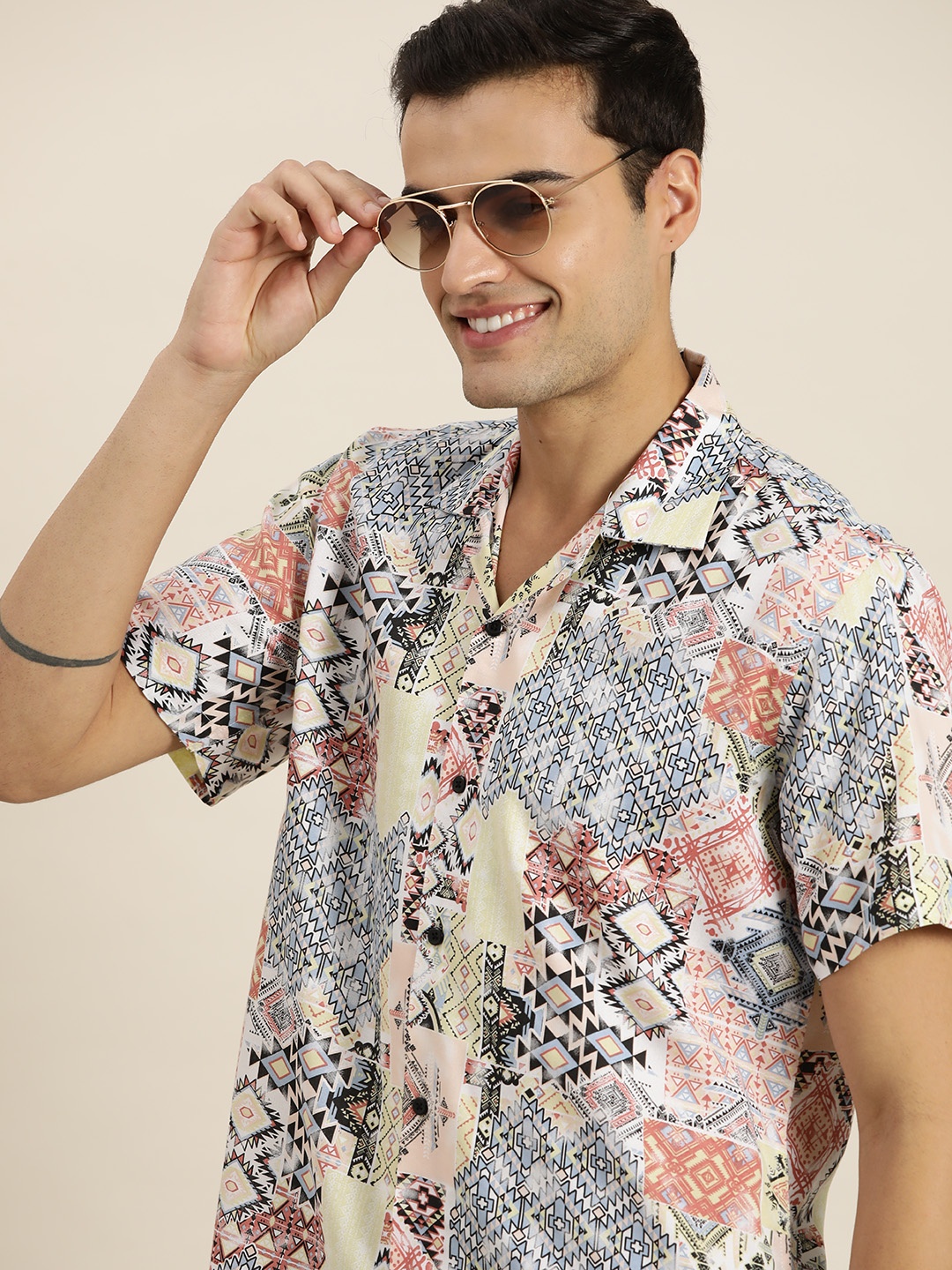 

Hancock Printed Relaxed Opaque Casual Shirt, Multi