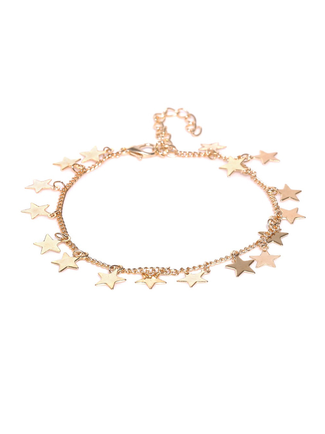 

OOMPH Star Fashion Lobster Anklet, Gold