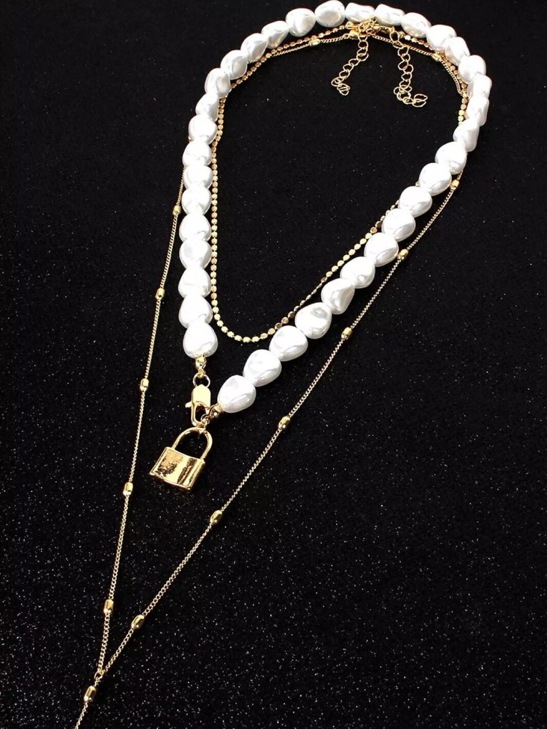 

OOMPH Gold-Plated Multi Layered Necklace