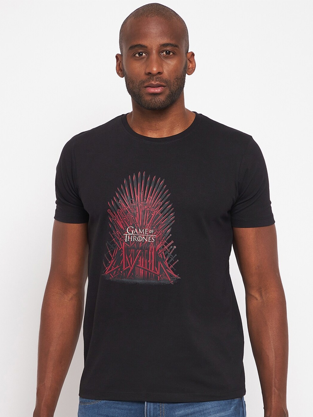 

Wear Your Mind Graphic Printed Pure Cotton T-shirt, Black