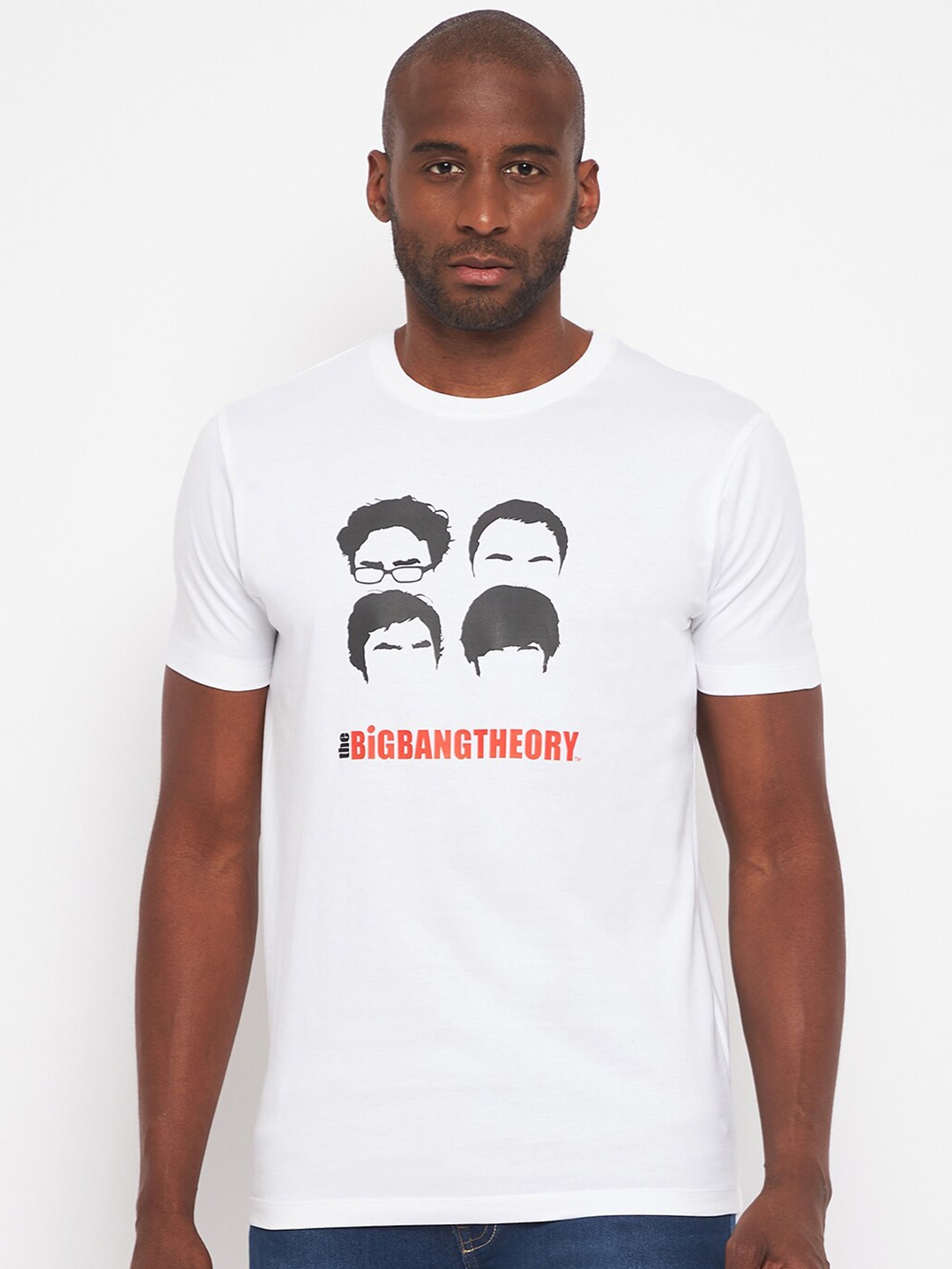 

Wear Your Mind Big Bang Theory Printed Pure Cotton T-shirt, White