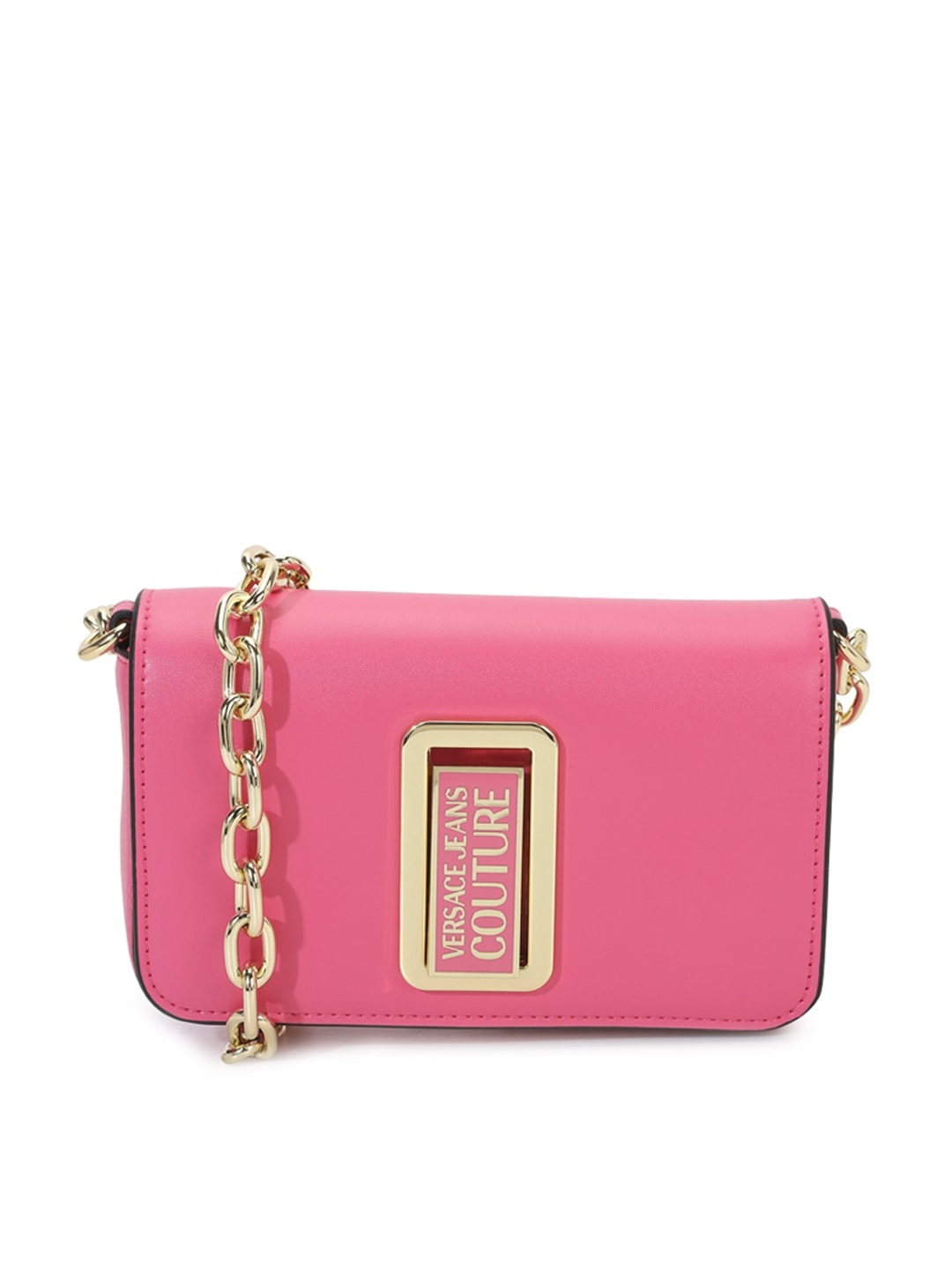 

Versace Jeans Couture Structured Sling Bag, Pink