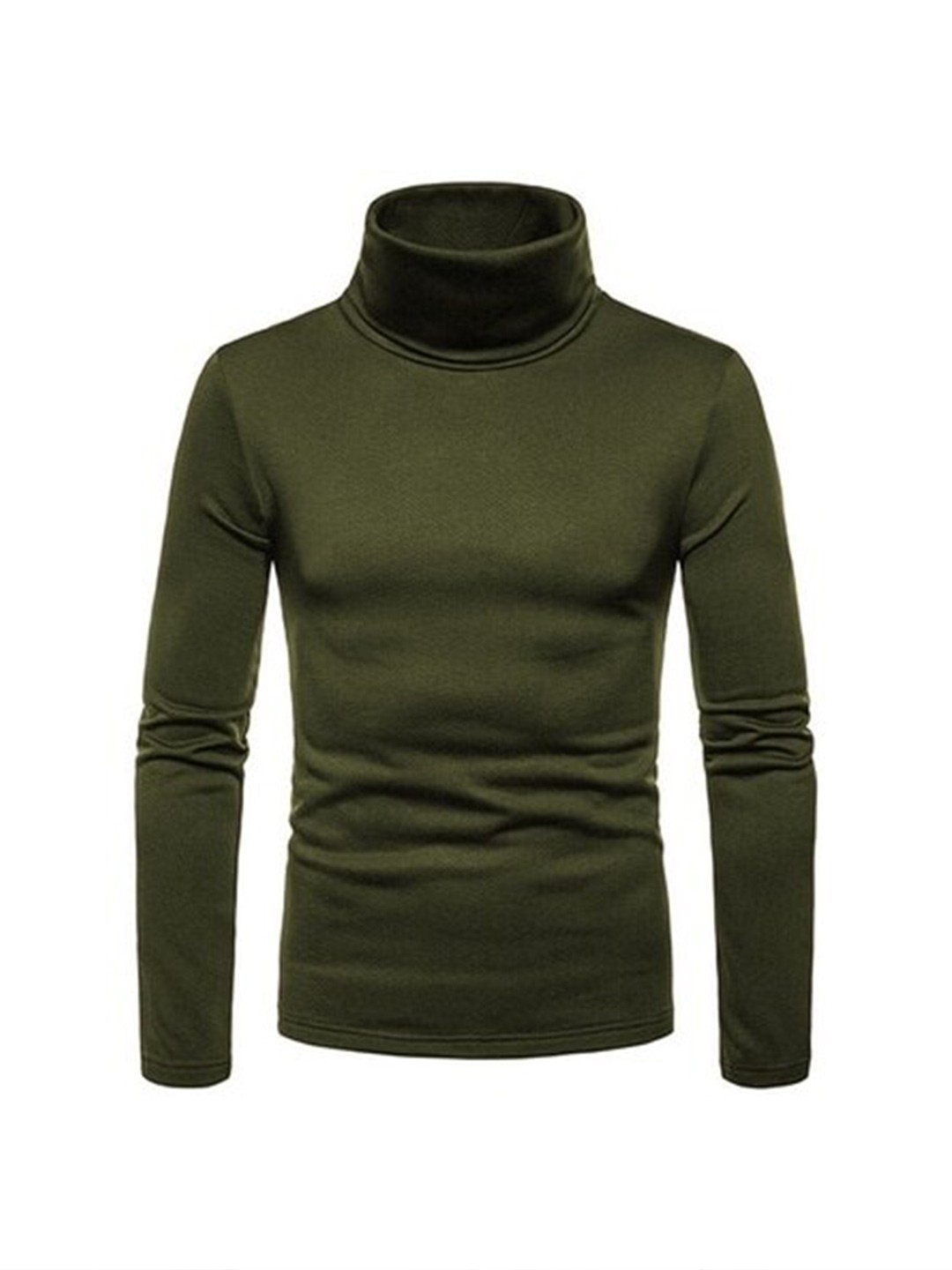 

AUSK High Neck Cotton T-shirt, Green