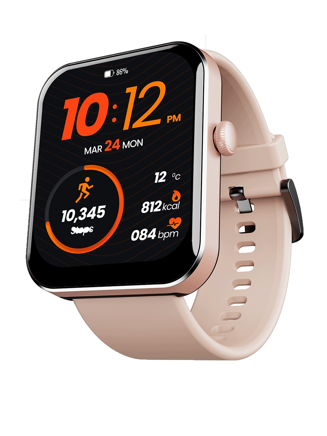 

boAt Wave Flex connect 1.83" HD smartwatch, Pink