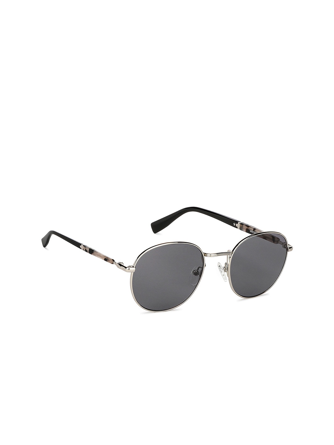 

John Jacobs Men Round Sunglasses with UV Protected Lens 148438, Grey