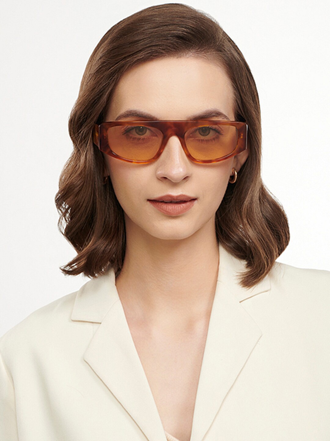 

John Jacobs Women Sunglasses with UV Protected Lens 148241, Brown