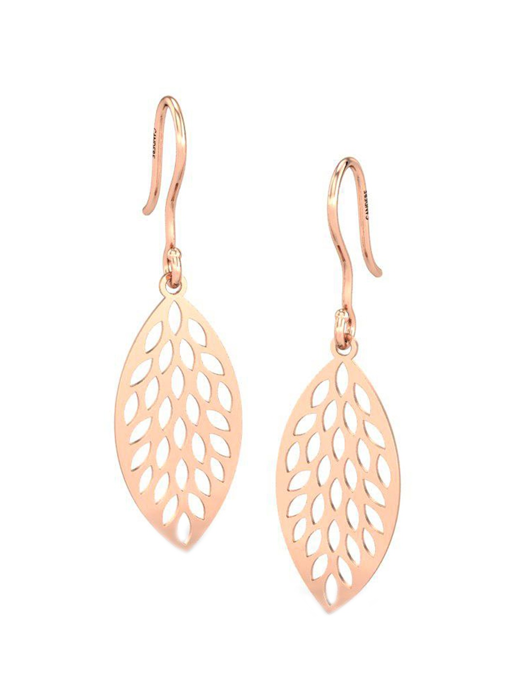 

CANDERE A KALYAN JEWELLERS COMPANY 18KT Rose Gold Earrings-1.95gm