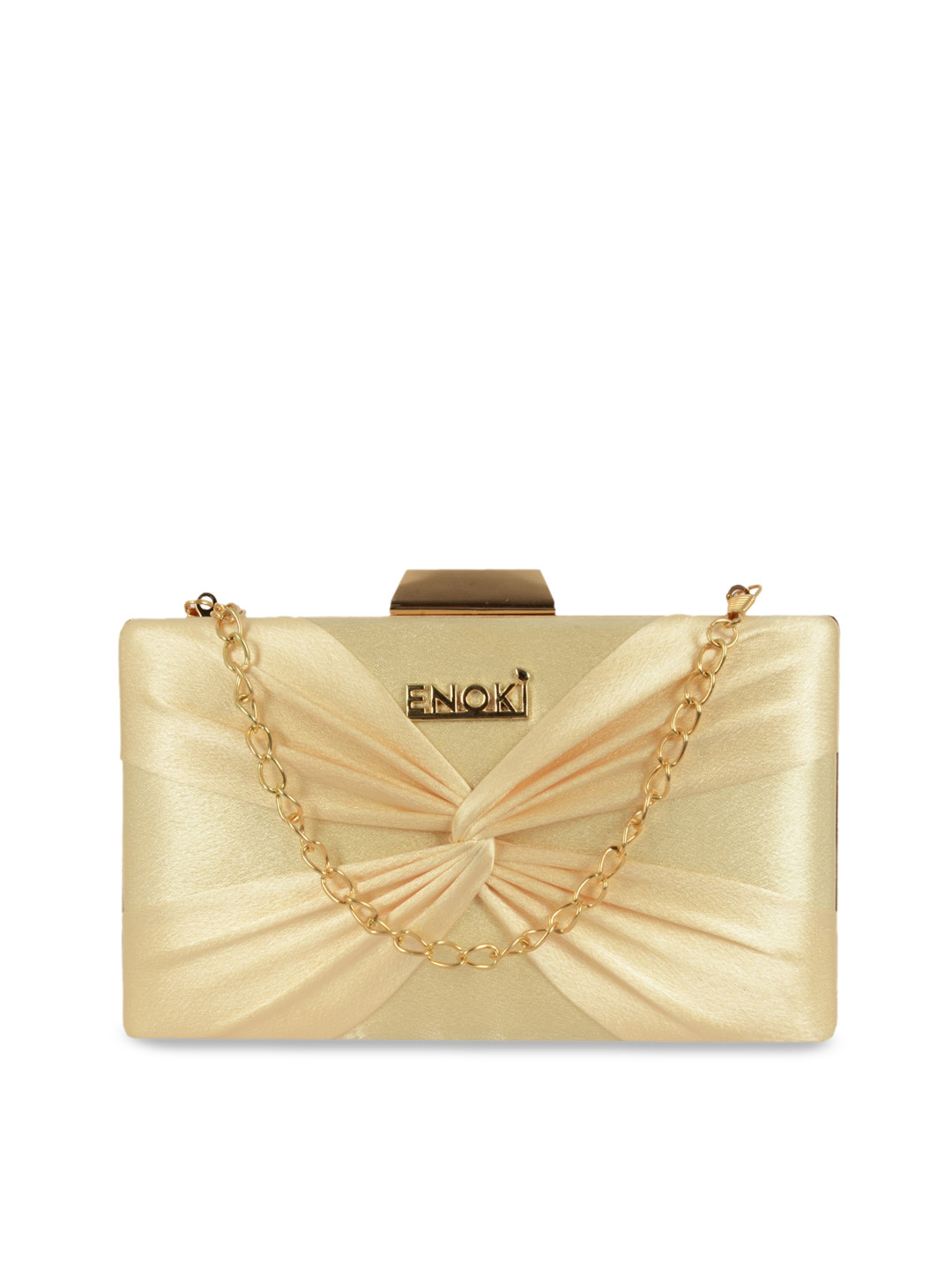 

ENOKI Structured Sling Bag, Gold