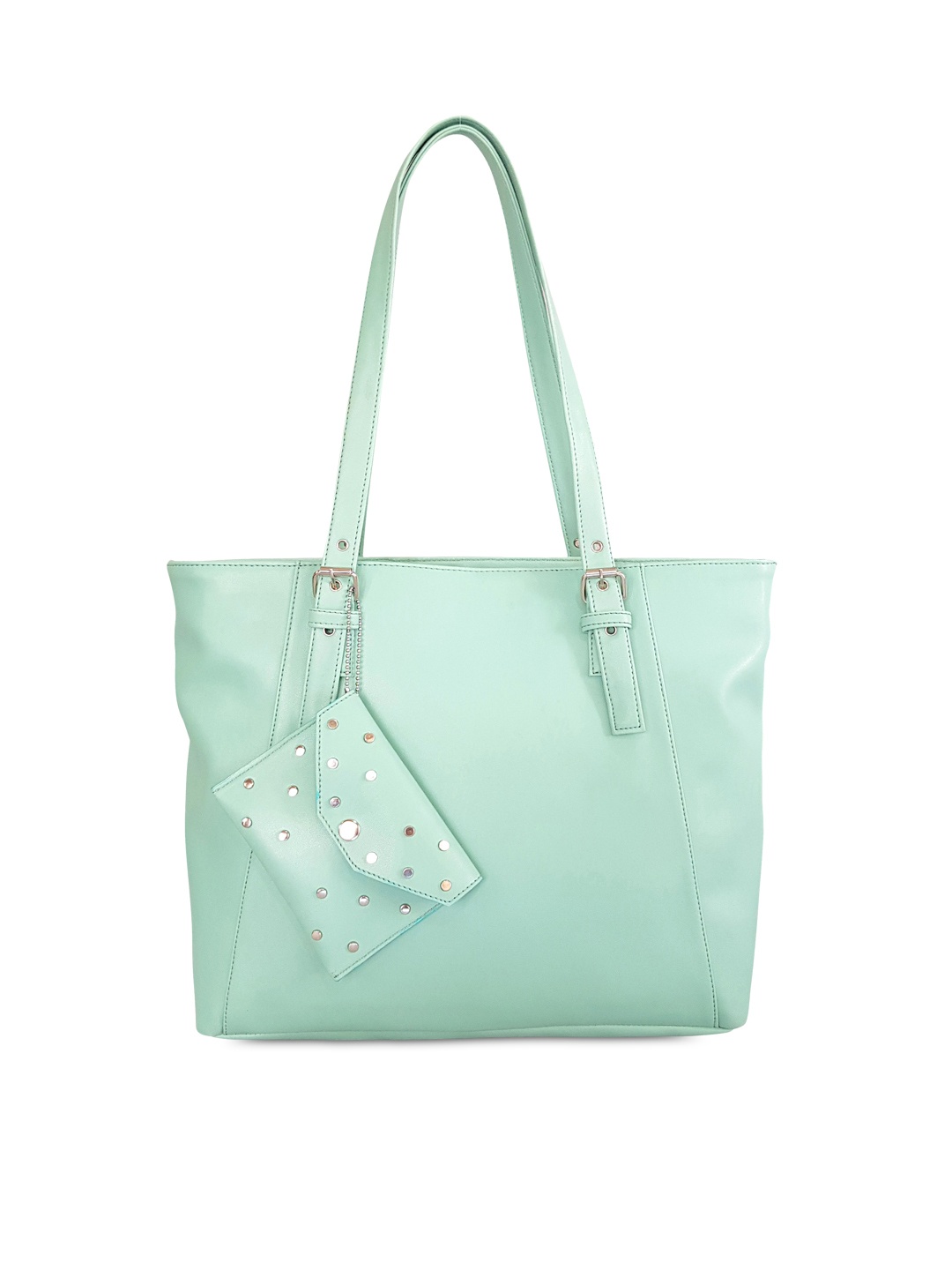 

Toteteca Green Solid Shoulder Bag with Pouch