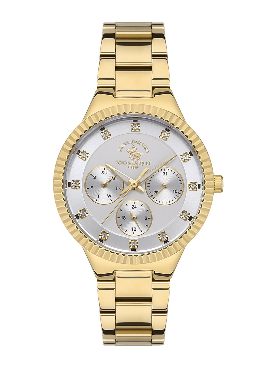 

SANTA BARBARA POLO & RACQUET CLUB Women Dial & Bracelet Watch SB.1.10399-3, Silver