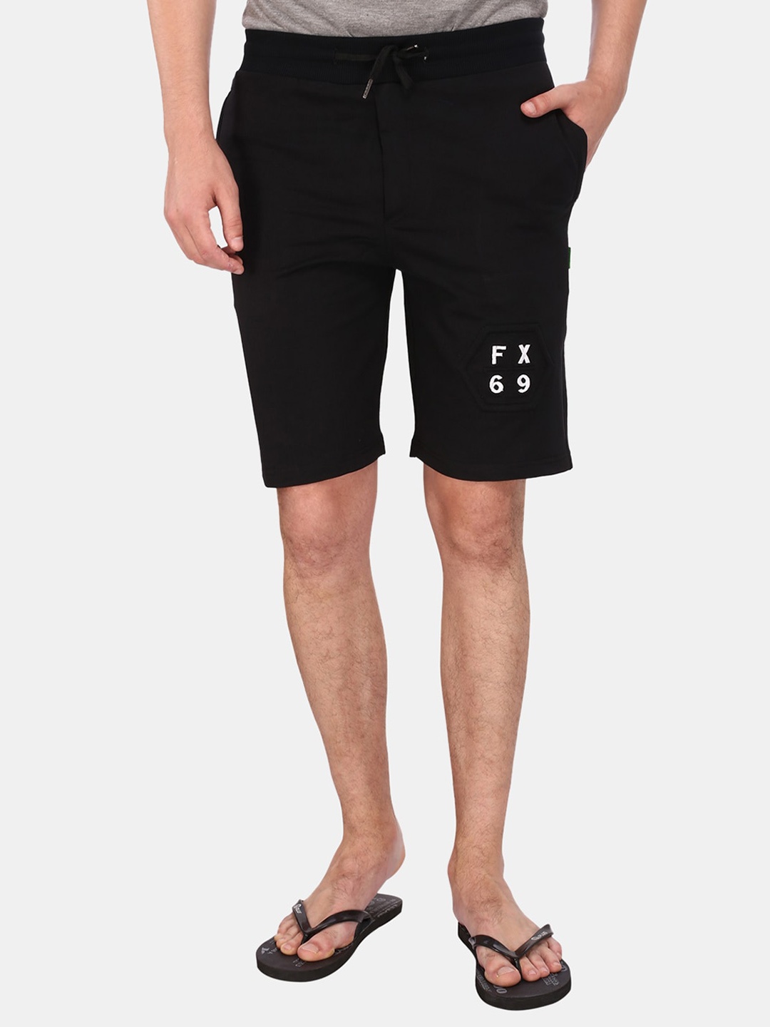 FILMAX ORIGINALS Men Regular Fit Mid-Rise Shorts, Black