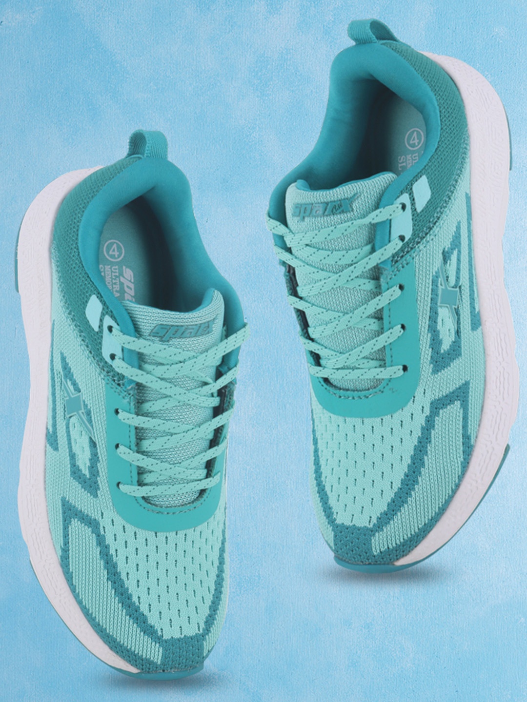 

Sparx Women Textile Running Non-Marking Lace-Up Shoes, Sea green