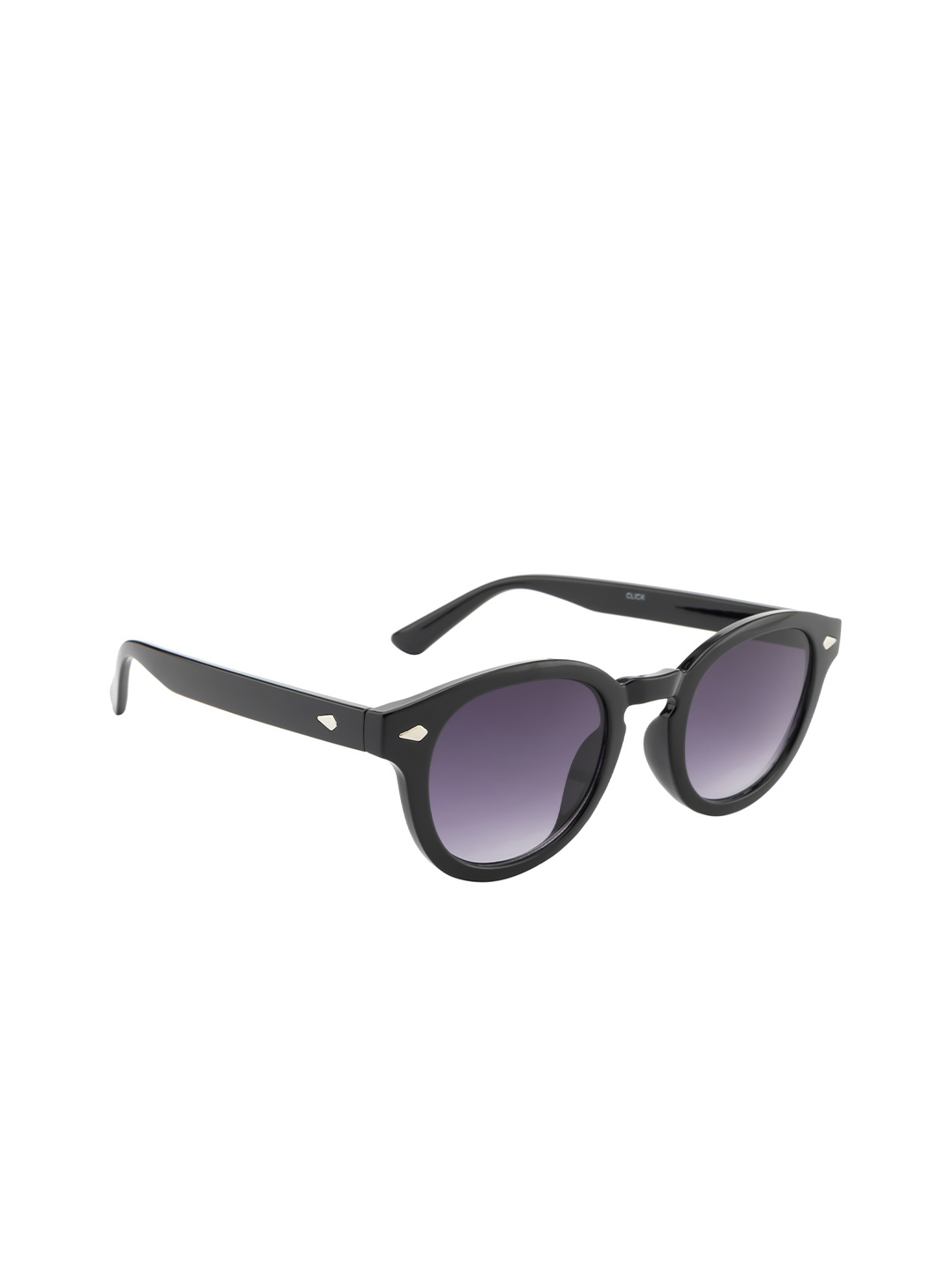 

Mast & Harbour Full Rim Oval Sunglasses with UV Protected Lens MH-M25127, Black